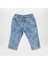Beli Lastikli Yıkamalı Denim Pantolon 1
