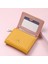 2022 Yeni Moda Kadın Küçük Cüzdan Bayanlar Küçük Kart Tutucu Baskı Lychee Desen Sevimli Sarı Iki Katlı Kadın Bozuk Para Çantaları (Yurt Dışından) 2
