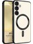 Samsung Galaxy S24 Plus Kılıf Magsafe Luxury Electroplate Siyah 1