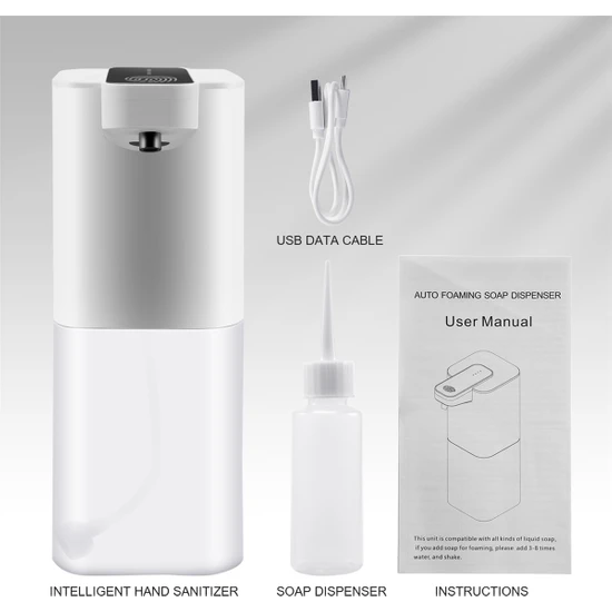 Faith Otomatik Sensörlü Sabunluk, 400 Ml, USB Şarjlı (Yurt Dışından)