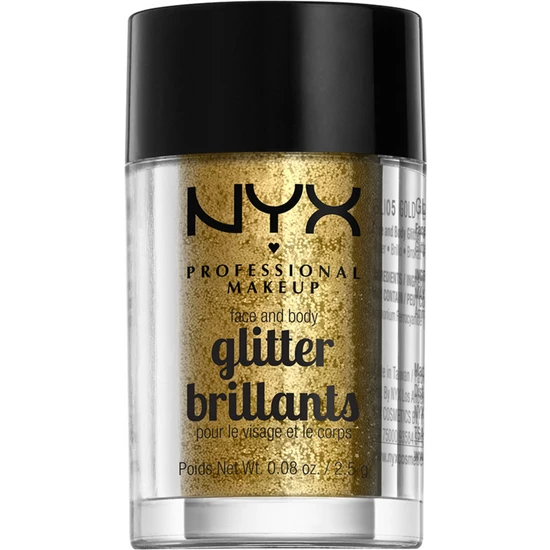 Nyx Professional Makeup Face & Body Glıtter - Gold