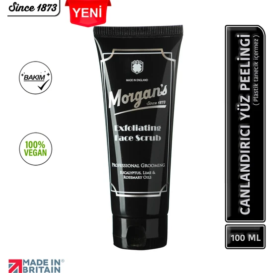 Morgan's Pomade Exfoliating Face Scrub - Canlandırıcı Yüz Peelingi 100 ml