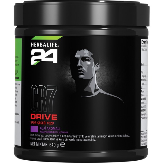 Herbalife Cr7 Drive Açai Aromalı Elektrolit içeren toz gıda takviyesi 540 G