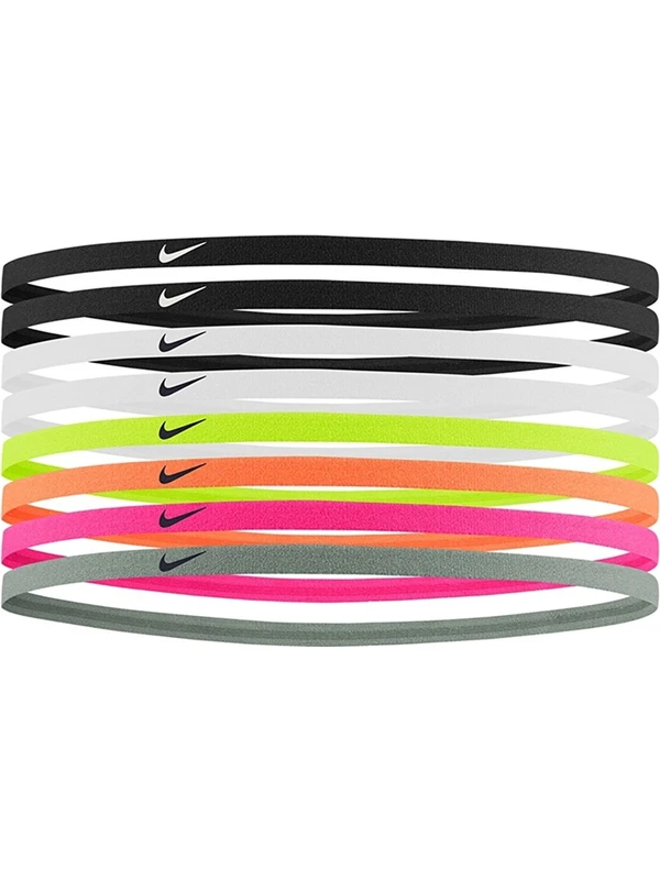Nike Skinny Headbands 8 Pk Unisex Saç Bandı N.000.2547.909.OS-Çok Renkli