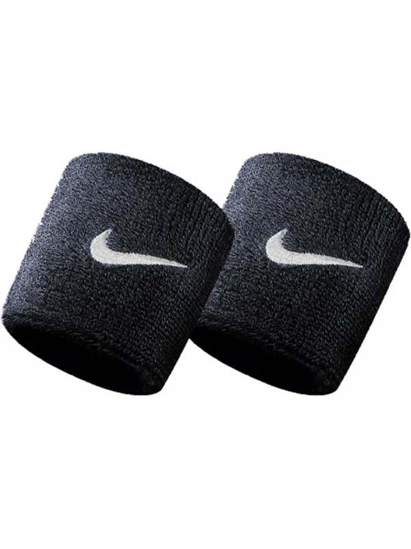 Nike Swoosh Wristbands 2 Pk Unisex El Bilekliği NNN04010OS-SIYAH