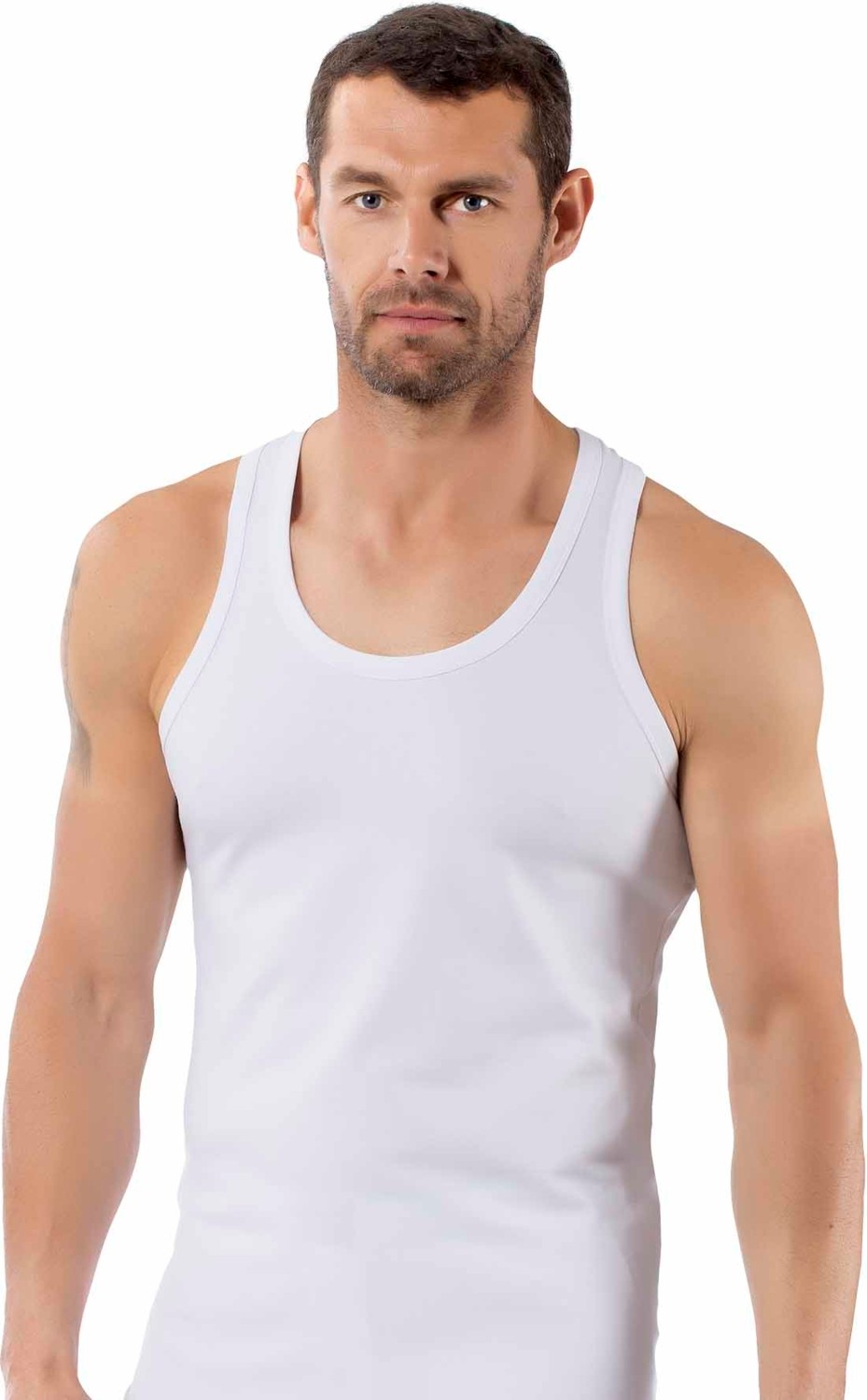 Özkan Underwear Özkan 0267 6'lı Paket Erkek %95 Pamuklu Likralı Süprem Esnek Rahat Sırtı Çapraz Sporcu Rambo Atlet; görsel 5