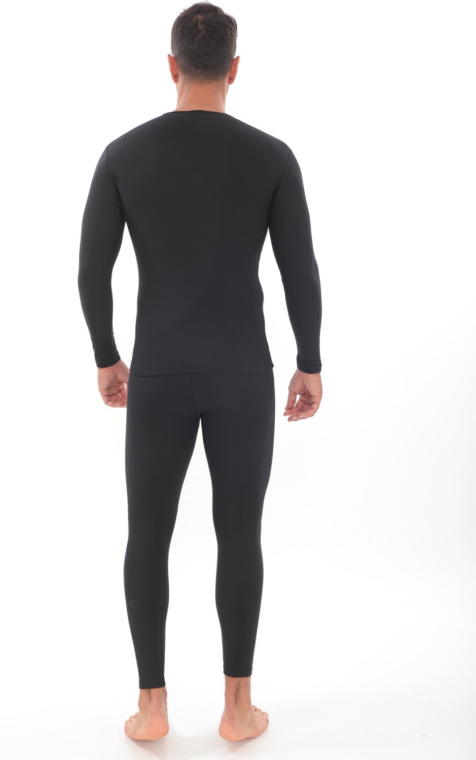 Sauna Suit Unisex Kışlık Sıcak Tutan Termal Içlik Alt Üst Takım Pamuklu Termal Takım görsel 4
