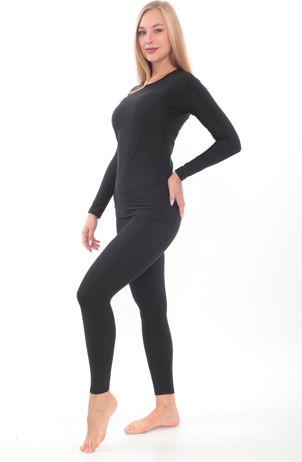 Sauna Suit Unisex Kışlık Sıcak Tutan Termal Içlik Alt Üst Takım Pamuklu Termal Takım görsel 8