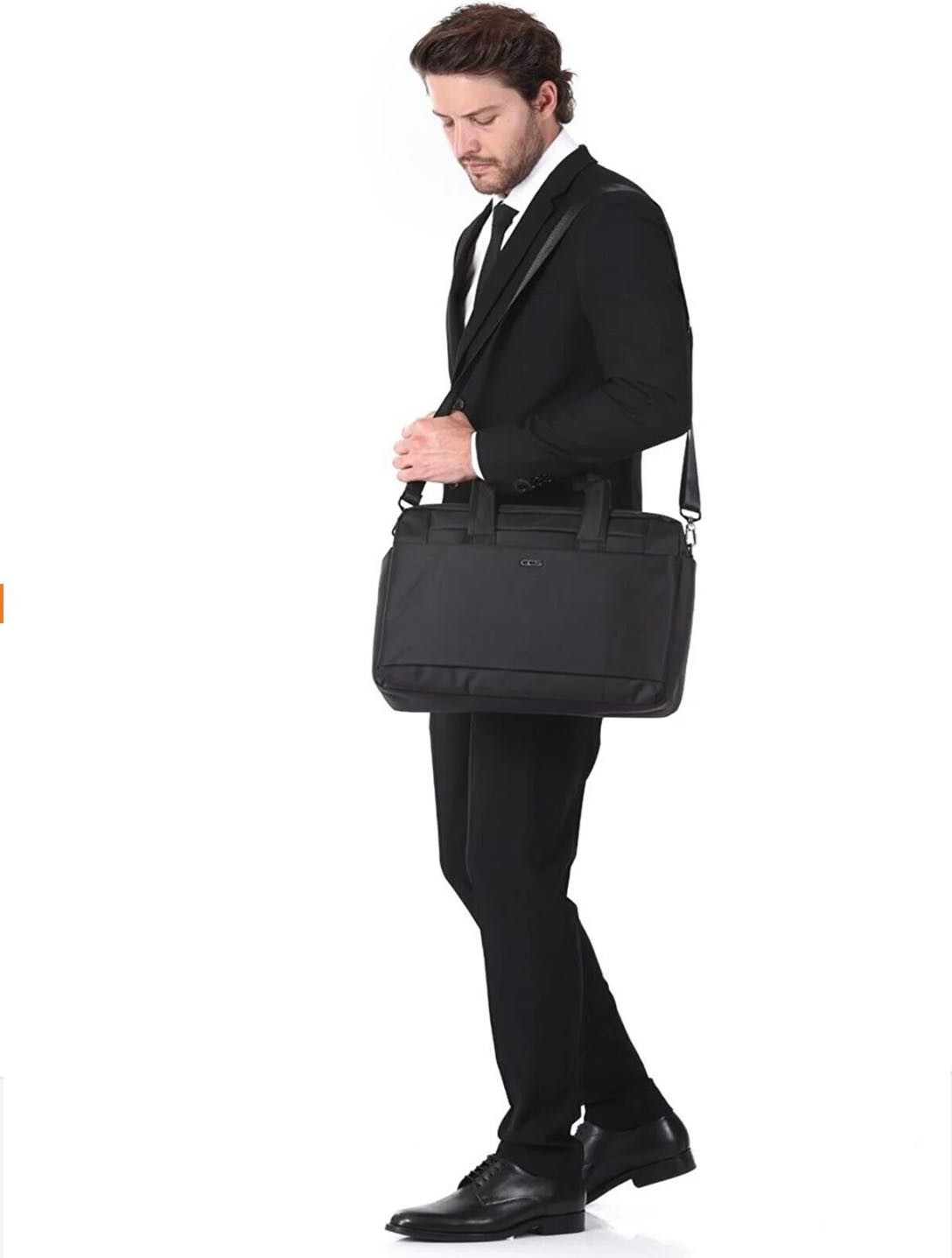 Ççs Siyah Çapraz Uzun Askılı Evrak & Laptop Çantası 71392 görsel 2