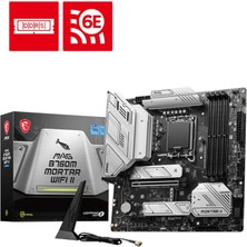 MSI MB MAG B760M MORTAR WIFI II SOKET 1700 DDR5 7800(OC) PCI-E Gen 5 3X M.2 USB3.2 HDMI DP  1x 2.5G LAN  WI-FI 6E ATX