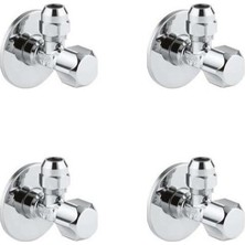 Grohe Ara Musluk 1/2 Girişli x 3/8 Çıkışlı - 22018000 (4 Adet) Paket Ürün