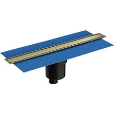 Artema Vitra 59980560000 Eco Flow DK100 40CM Duş Kanalı - Parlak Altın Alttan