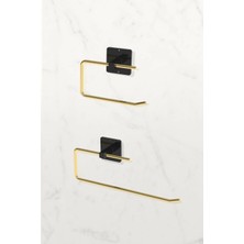 Karteya Yapışkanlı Rulo Havluluk Peçetelik Banyo Mutfak 2'li Set Modern Stil ve Kolay Temizlik