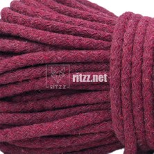 Ritzz Dolgulu Pamuk Kordon Ip / Bordo / 025 ( 500 gr )