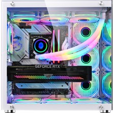 Wjcoolman Robın2 Uzaktan Kumandalı Rgb 7 Fanlı Gaming Akvaryum Beyaz Kasa