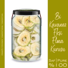 Zencefil Organik Elma Kurusu Yeşil Ekşi Elma Bi Kavanoz 660 cc. Cam Kavanozda Saf Katkısız Kuru Elma Dried Apples