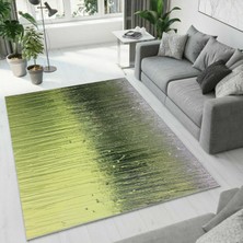 Colorix Carpet Dijital Baskı Dekoratif Kaymaz Taban Yıkanabilir Halı NO:1407