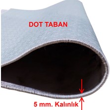 Colorix Carpet Dijital Baskı Dekoratif Kaymaz Taban Yıkanabilir Halı NO:1407