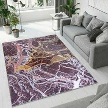 Colorix Carpet Dijital Baskı Dekoratif Kaymaz Taban Yıkanabilir Halı NO:1467