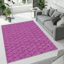 Colorix Carpet Dijital Baskı Dekoratif Kaymaz Taban Yıkanabilir Halı NO:1806