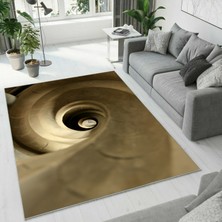 Colorix Carpet Dijital Baskı Dekoratif Kaymaz Taban Yıkanabilir Halı