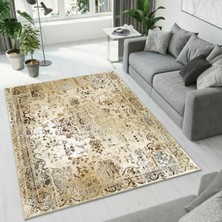 Colorix Carpet Dijital Baskı Dekoratif Kaymaz Taban Yıkanabilir Halı