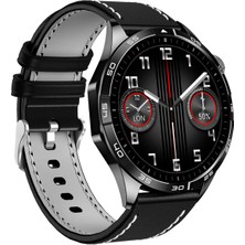 Robeve G4 Watch Akıllı Saat Tüm Telefonlarla Uyumlu Akıllı Saat 46MM Akıllı Saat 3 Kordonlu Akıllı Saat Kalp Ritmi Adımsayar Akıllı Saat Metal Deri Silikon Kordonlu Akıllı Saat