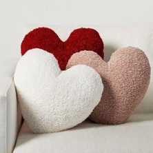 BabyCa Kalp Teddy Yastık - Kalp Dekoratif Yastık
