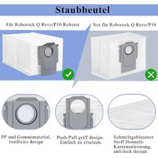 Remedy Roborock Q Revo Aksesuarları, Roborock P10 Robot Süpürge Yedek Parça Aksesuar Seti Ana Fırça Toz Torbası (Yurt Dışından)