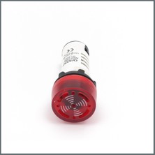 Onesto Led Flaşörlü Buzzer 220VAC (Kırmızı)