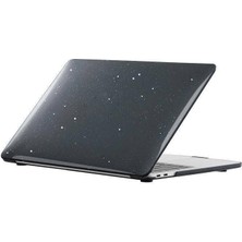 Hk Teknoloji Macbook Pro 16 Inç A2991 M3 Işlemcili Koruma Kılıfı Parlak Simli Kılıf Hardcase Kapak