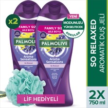 Palmolive Aroma Sensations So Relaxed Aromatik Banyo ve Duş Jeli 750 ml x 2 Adet + Duş Lifi Hediye