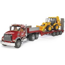 Bruder Mack Granite Jcb Taşıyan Tır - Yubi Oyuncak