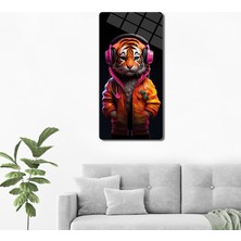 Decorita Cam Tablo | Modern Art Serisi | Baby Tiger | 40CM x 80CM
