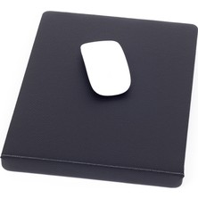 Turgut Office Deri Kenar Korumalı Mousepad Siyah 23 x 30 cm