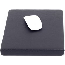Turgut Office Deri Kenar Korumalı Mousepad Siyah 23 x 30 cm