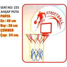 Akçiçek Oyuncak Ahşap Basket Potası - Yubi Oyuncak