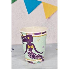 Pekshop Deniz Kızı Konsept Karton Bardak 8oz 8 Li