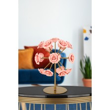 Begüsa Begonya Aksesuar Eskitme Porselen Çiçekli