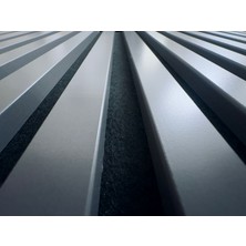 Şahan Art Deco Akustik Duvar Paneli / Antrasit / 1.  MDF / 1. Keçe