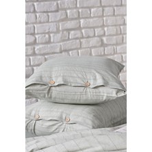 Doqu Home Ipliği Boyalı Serisi Mabel Tek Kişilik Nevresim Takımı - Yeşil
