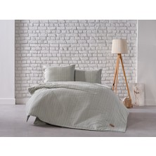 Doqu Home Ipliği Boyalı Serisi Mabel Tek Kişilik Nevresim Takımı - Yeşil