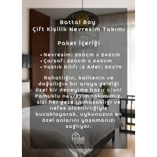 Home Turko Desenli, Çift Kişilik Nevresim Takımı, Battal Boy, Çeyizlik Eşya, Ev Hediyesi, Gelin Hediyesi, Bohem