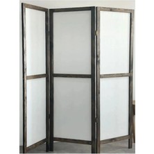 Aşkın Parti Evi Paravan Seperatör Çıtalı 3 Kanatlı En 150CM Yükseklik 160CM Panel Kumaş Paravan