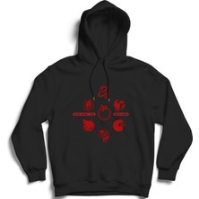 The Fame Seven Deadly Sins, Yedi, 7 Ölümcül Günah, Anime, Manga Kapüşonlu Sweatshirt Hoodie