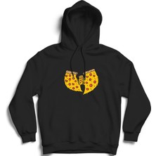 The Fame Wu-Tang Clan Logo Like Pizza, Rap Hip-Hop Müzik Grubu Kapüşonlu Sweatshirt Hoodie
