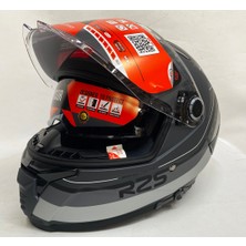 mt Thunder 4sv R25 C2 Mat Greey Şefaf Vizörlü Kapalı Kask