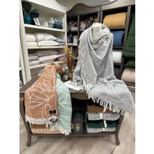 Zebra Casa Ponza 200X220CM Çift Kişilik Bej Battaniye