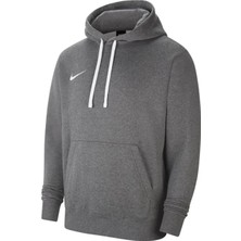 Nike M Nk Flc PARK20 Po Hoodie Erkek Gri Kapüşonlu Sweatshirt CW6894-071 Rahat Kesim