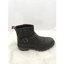 Çiğdem Kundura Çiğdem Siyah Gerçek Deri Erkek Bot  - Siyah - 41 - ST01029-SİYAH-41